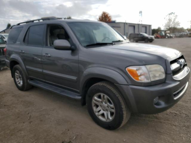 5TDBT48A75S257522 - 2005 TOYOTA SEQUOIA LIMITED GRAY photo 4