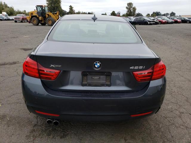 WBA3N9C5XEF721700 - 2014 BMW 428 XI CHARCOAL photo 6