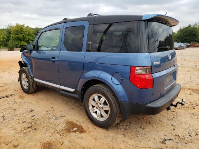 5J6YH18708L001771 - 2008 HONDA ELEMENT EX BLUE photo 2