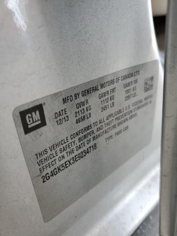 2G4GK5EX3E9234718 - 2014 BUICK REGAL 银色 照片 12