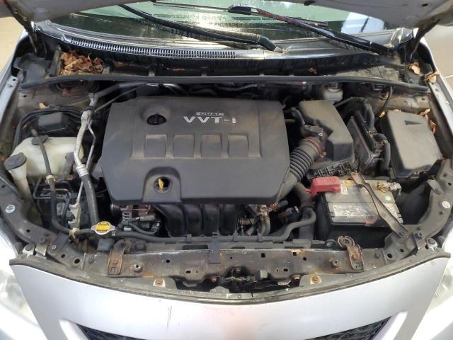 2T1BU40E49C173491 - 2009 TOYOTA COROLLA BASE SILVER photo 11