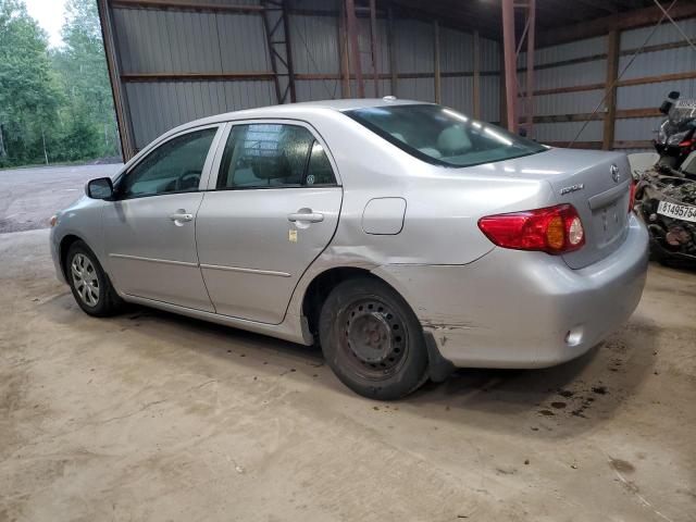 2T1BU40E49C173491 - 2009 TOYOTA COROLLA BASE SILVER photo 2