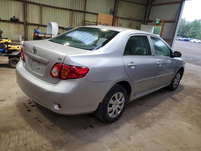 2T1BU40E49C173491 - 2009 TOYOTA COROLLA BASE SILVER photo 3