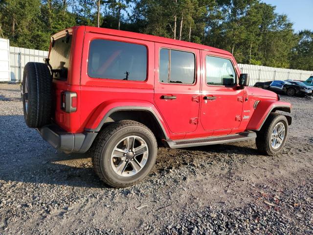 1C4HJXEGXMW532342 - 2021 JEEP WRANGLER U SAHARA RED photo 3
