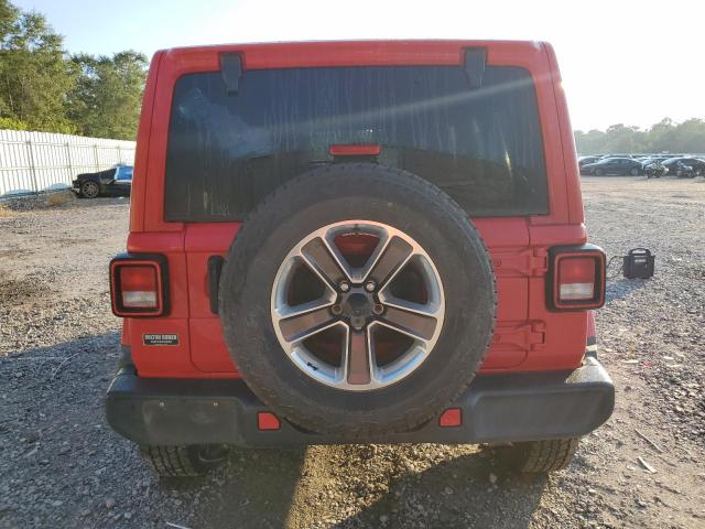 1C4HJXEGXMW532342 - 2021 JEEP WRANGLER U SAHARA RED photo 6