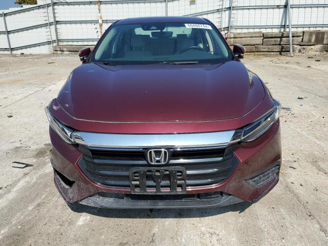 19XZE4F97KE014493 - 2019 HONDA INSIGHT TOURING MAROON photo 5