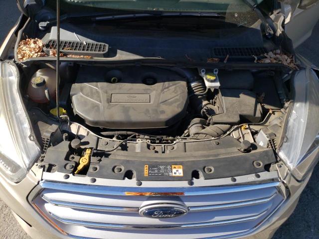 1FMCU9J99JUC09956 - 2018 FORD ESCAPE TITANIUM Złoty zdjęcie 12