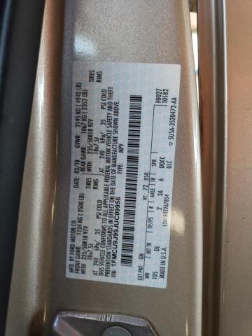 1FMCU9J99JUC09956 - 2018 FORD ESCAPE TITANIUM Złoty zdjęcie 13