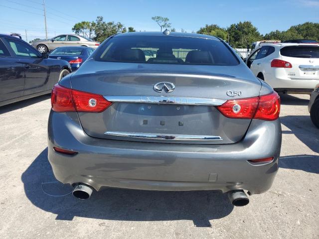 JN1EV7AP0GM305127 - 2016 INFINITI Q50 PREMIUM GRAY photo 6