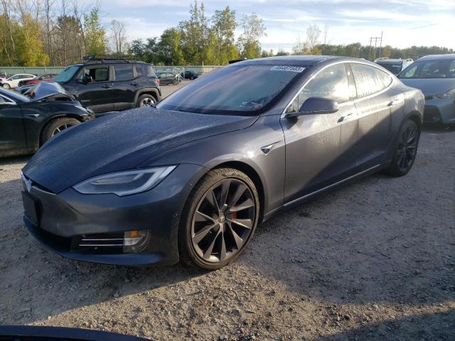 5YJSA1E47JF284298 - 2018 TESLA MODEL S Grau Foto 1