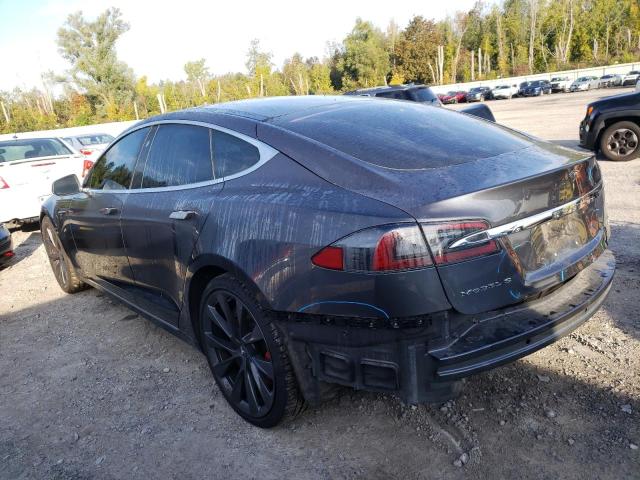 5YJSA1E47JF284298 - 2018 TESLA MODEL S Grau Foto 2