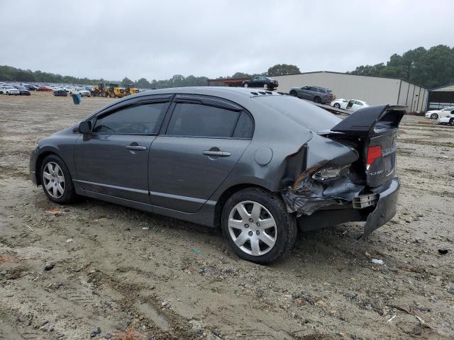 2HGFA1F50BH305112 - 2011 HONDA CIVIC LX GRAY photo 2