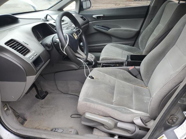 2HGFA1F50BH305112 - 2011 HONDA CIVIC LX GRAY photo 7