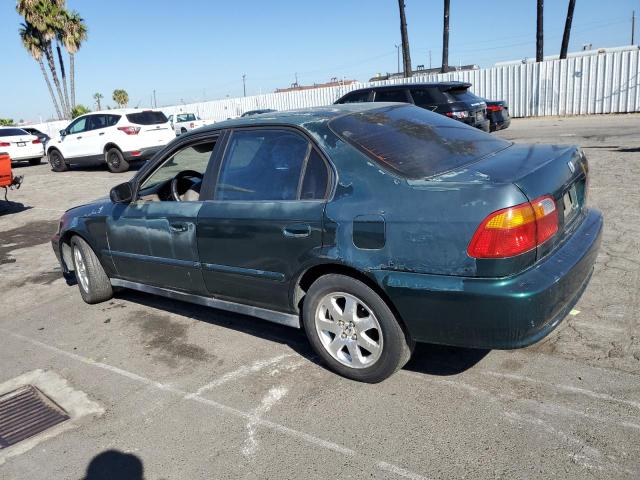 2HGEJ6617YH545658 - 2000 HONDA CIVIC BASE GREEN photo 2