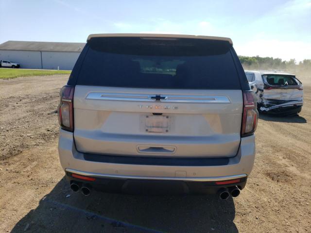 1GNSKTKLXMR113670 - 2021 CHEVROLET TAHOE K1500 HIGH COUNTRY TAN photo 6