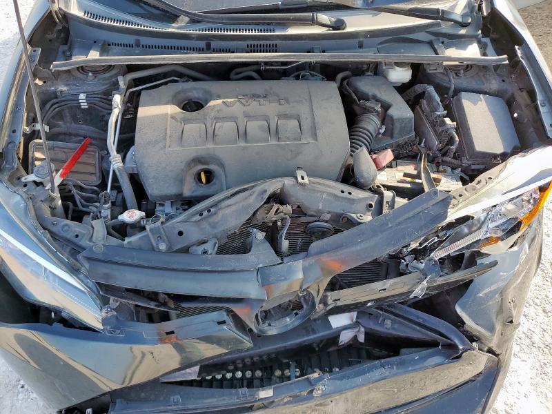 5YFBURHE9KP930070 - 2019 TOYOTA COROLLA L BLACK photo 11