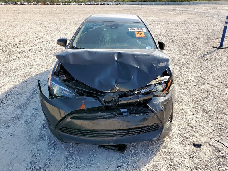 5YFBURHE9KP930070 - 2019 TOYOTA COROLLA L BLACK photo 5