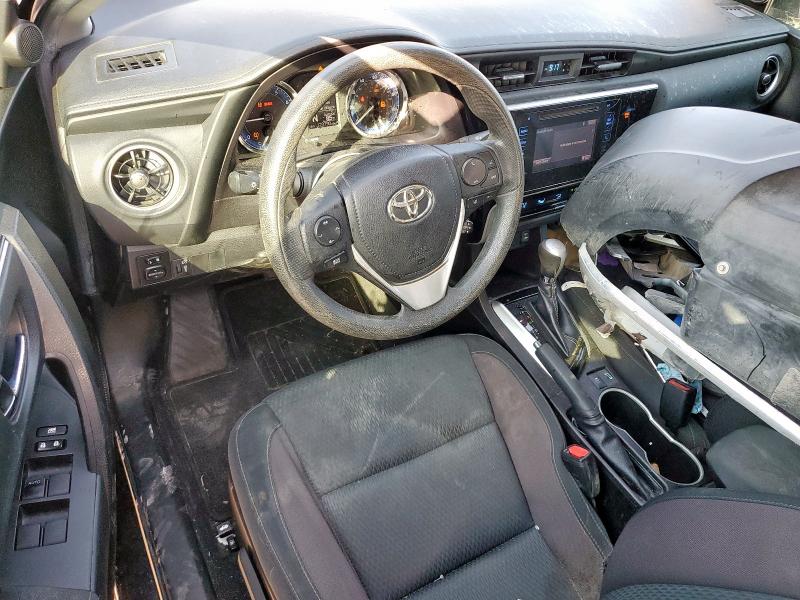 5YFBURHE9KP930070 - 2019 TOYOTA COROLLA L BLACK photo 8