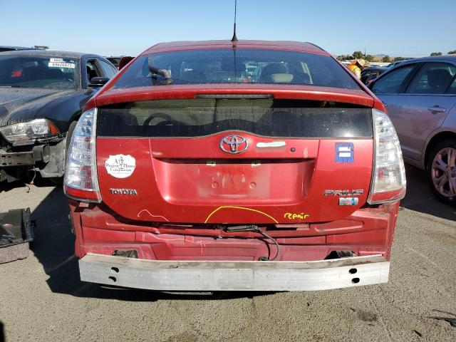 JTDKB20UX83352319 - 2008 TOYOTA PRIUS RED photo 6