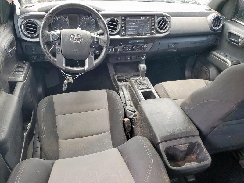 3TMCZ5AN3NM500250 - 2022 TOYOTA TACOMA DOUBLE CAB GRAY photo 8