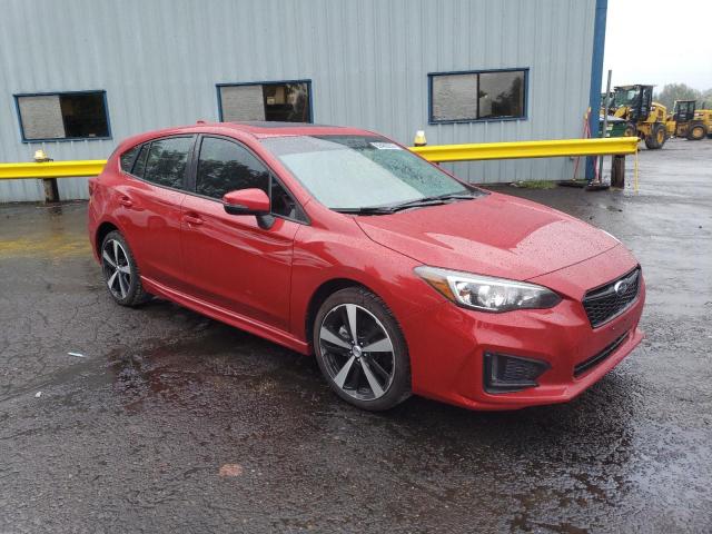 4S3GTAL63H3717191 - 2017 SUBARU IMPREZA SPORT RED photo 4