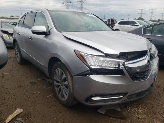 5FRYD3H49EB010159 - 2014 ACURA MDX TECHNOLOGY SILVER photo 4