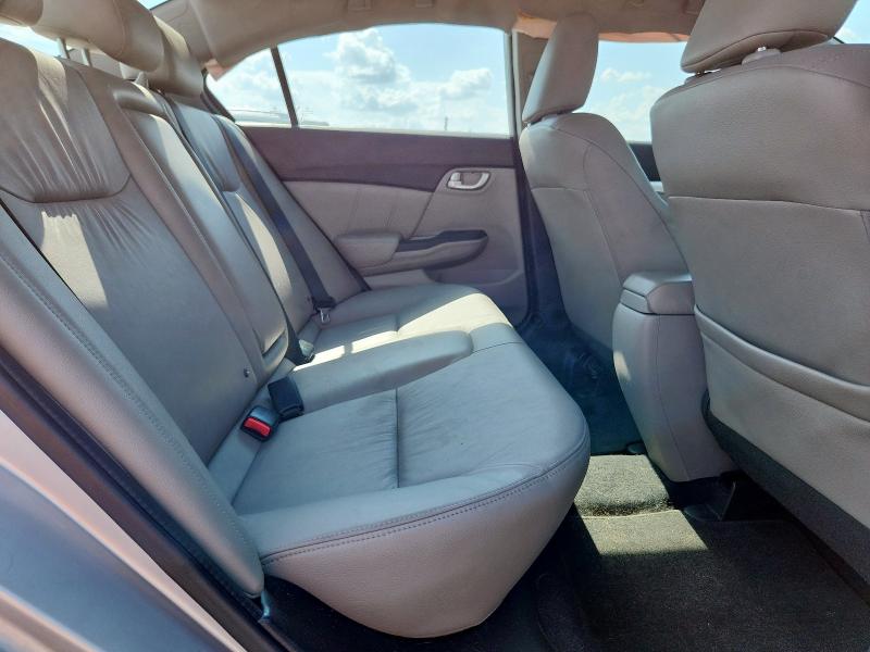 19XFB2F98FE243870 - 2015 HONDA CIVIC EXL SILVER photo 10