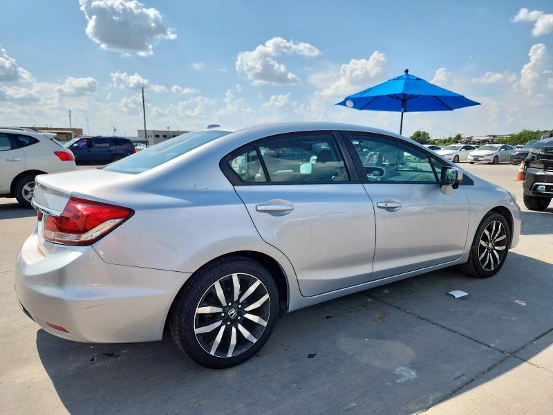 19XFB2F98FE243870 - 2015 HONDA CIVIC EXL SILVER photo 3