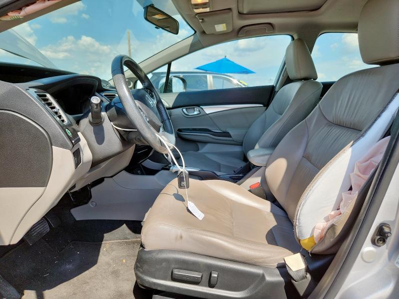 19XFB2F98FE243870 - 2015 HONDA CIVIC EXL SILVER photo 7