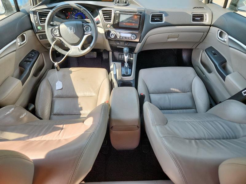 19XFB2F98FE243870 - 2015 HONDA CIVIC EXL SILVER photo 8