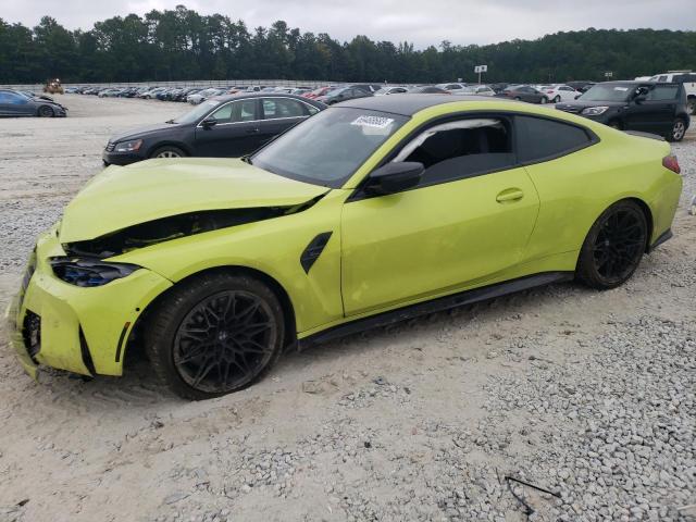 WBS33AZ05MCH33254 - 2021 BMW M4 COMPETITION YELLOW photo 1