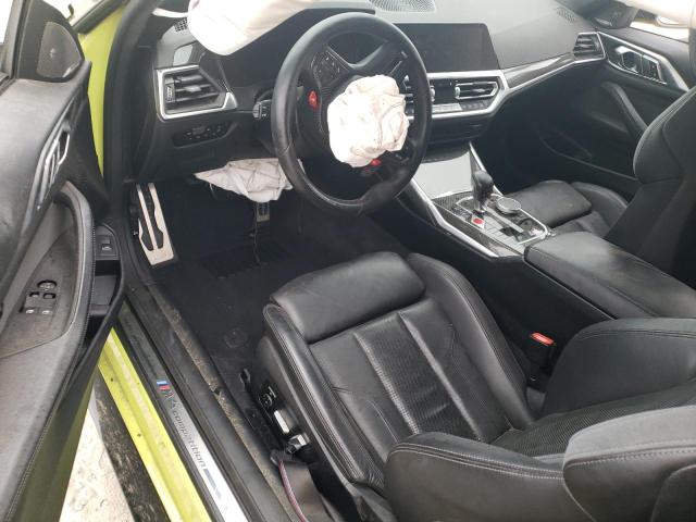 WBS33AZ05MCH33254 - 2021 BMW M4 COMPETITION YELLOW photo 8