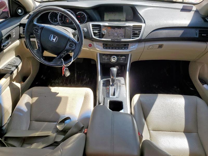 1HGCR3F93DA031173 - 2013 HONDA ACCORD TOURING MAROON photo 8