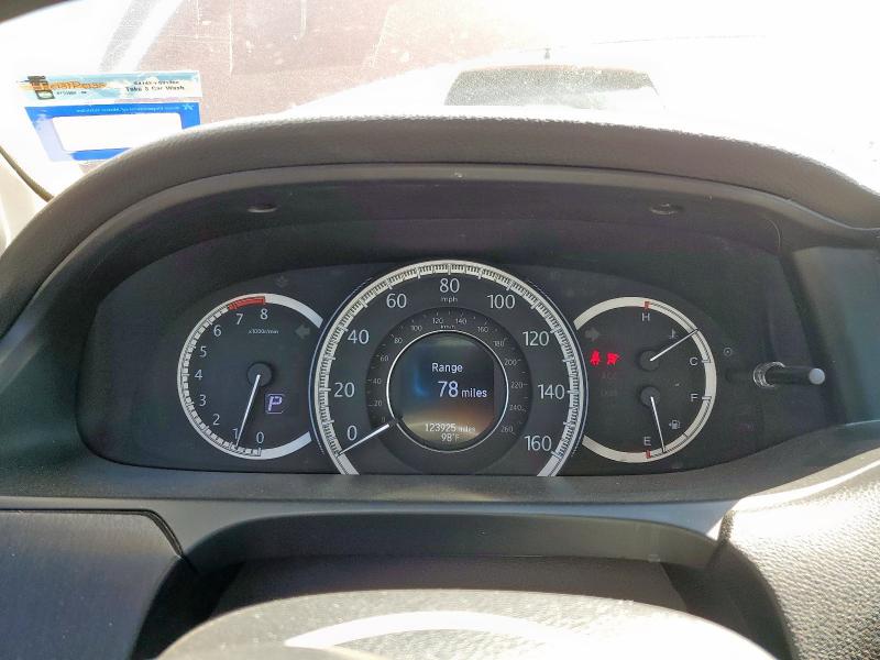 1HGCR3F93DA031173 - 2013 HONDA ACCORD TOURING MAROON photo 9