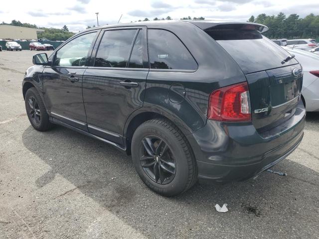 2FMDK4AK6BBA37571 - 2011 FORD EDGE SPORT შავი ფოტო 2