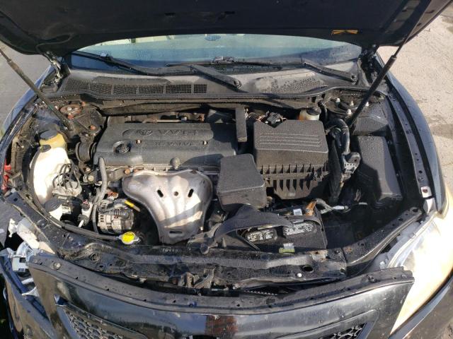 4T1BE46K08U746071 - 2008 TOYOTA CAMRY CE BLACK photo 11