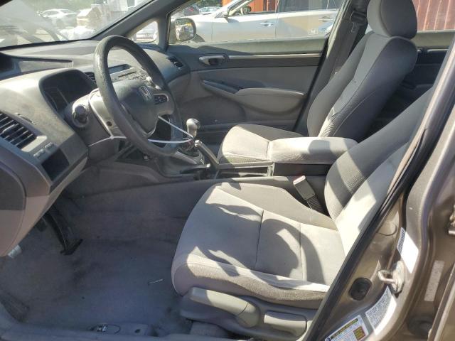 1HGFA15876L105588 - 2006 HONDA CIVIC EX BROWN photo 7