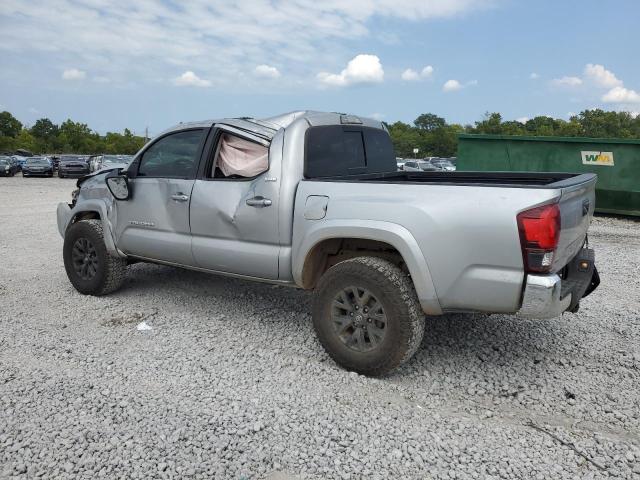 3TMAZ5CN3LM132542 - 2020 TOYOTA TACOMA DOUBLE CAB GRAY photo 2