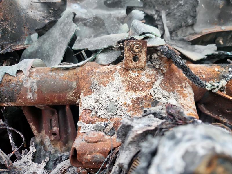 5FNYF3H58CB038567 - 2012 HONDA PILOT EXL BURN photo 9