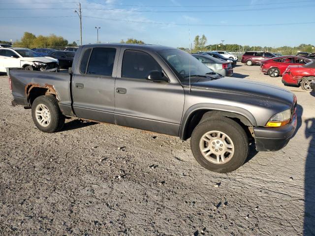 1D7HL38X03S326781 - 2003 DODGE DAKOTA QUAD SPORT CHARCOAL photo 4