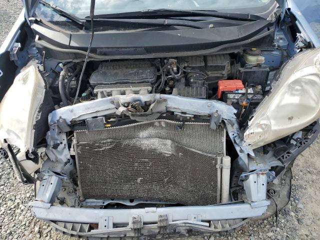 JHMGE8H48AC005824 - 2010 HONDA FIT SPORT BLUE photo 12