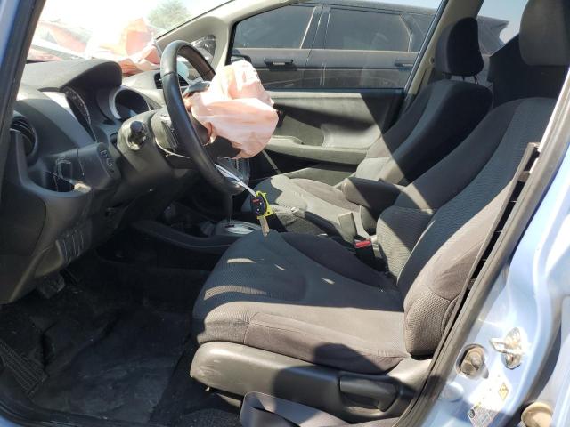 JHMGE8H48AC005824 - 2010 HONDA FIT SPORT BLUE photo 7