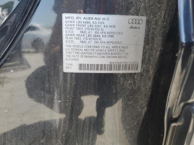 WA1DGAFE9CD010152 - 2012 AUDI Q7 PRESTIGE BLUE photo 14