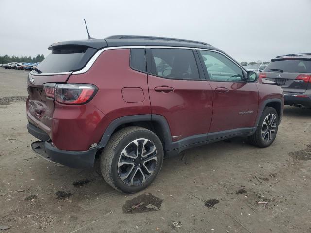 3C4NJDCB4NT193934 - 2022 JEEP COMPASS LIMITED წითელი ფოტო 3