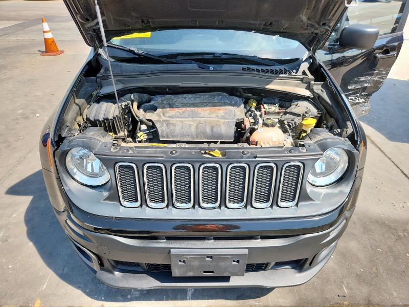 ZACCJAAB8HPF91801 - 2017 JEEP RENEGADE SPORT შავი ფოტო 11