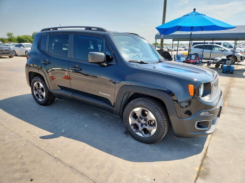 ZACCJAAB8HPF91801 - 2017 JEEP RENEGADE SPORT შავი ფოტო 4