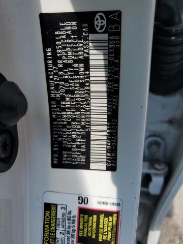 5YFBURHE5JP784314 - 2018 TOYOTA COROLLA L თეთრი ფოტო 12