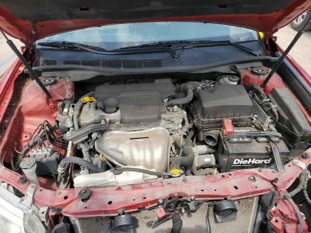 4T4BF1FKXDR295663 - 2013 TOYOTA CAMRY L 红色 照片 11
