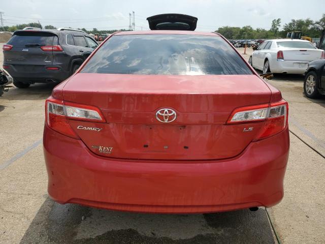 4T4BF1FKXDR295663 - 2013 TOYOTA CAMRY L 红色 照片 6