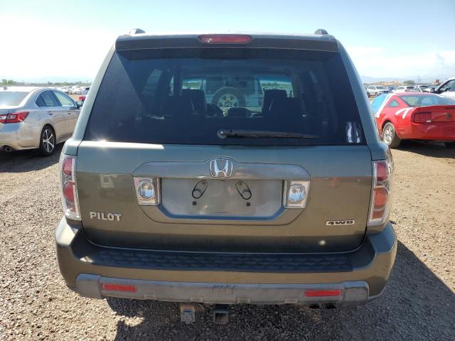 5FNYF18508B027509 - 2008 HONDA PILOT EXL GREEN photo 6